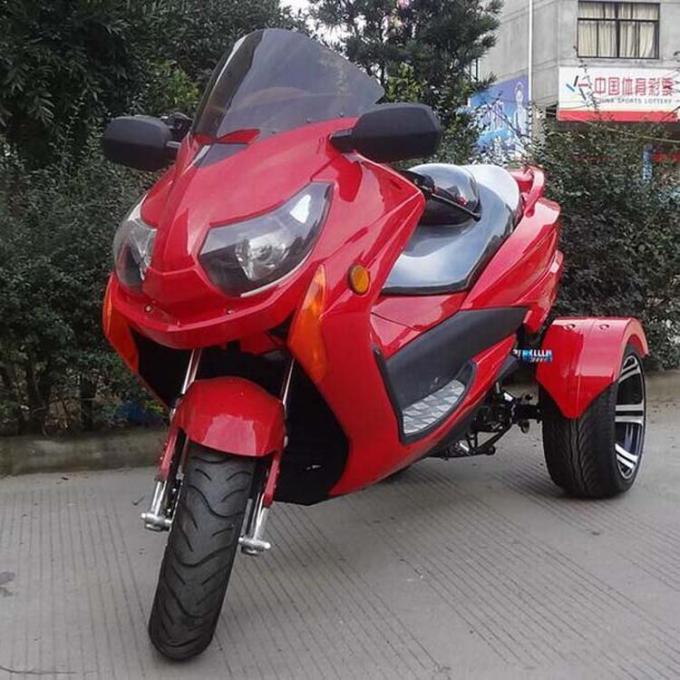 8HP Electric 3 Wheel Motorcycle Electric Start 150cc Scooter With