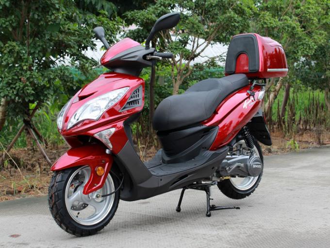 200cc Single Cylinder Adult Motor Scooter CVT Gear With CDI Ignition