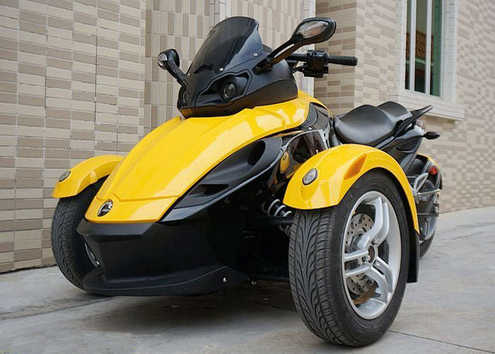1000cc Can Am 3 Wheel Motorcycle , V Twin 2 Front Wheel Motorcycle Liquid Cooled