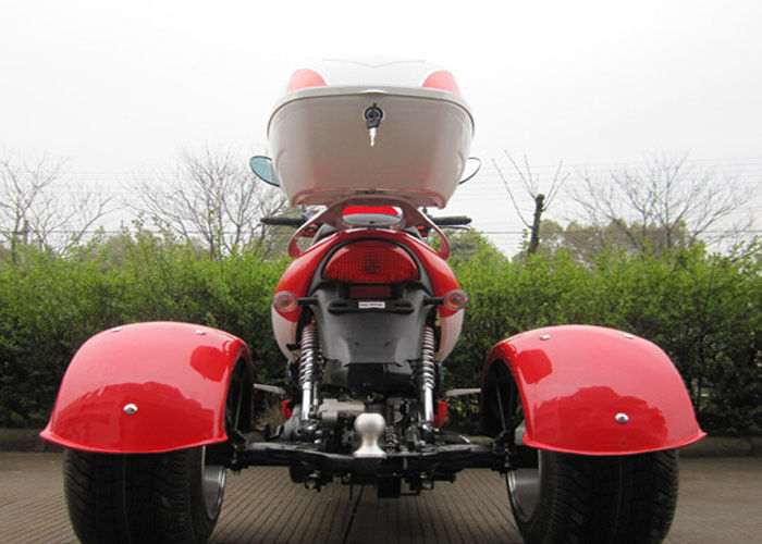 50cc Tri Wheel Motorcycle Air Cooled Single Cylinder Four Stroke SOHC With Big Rear Box