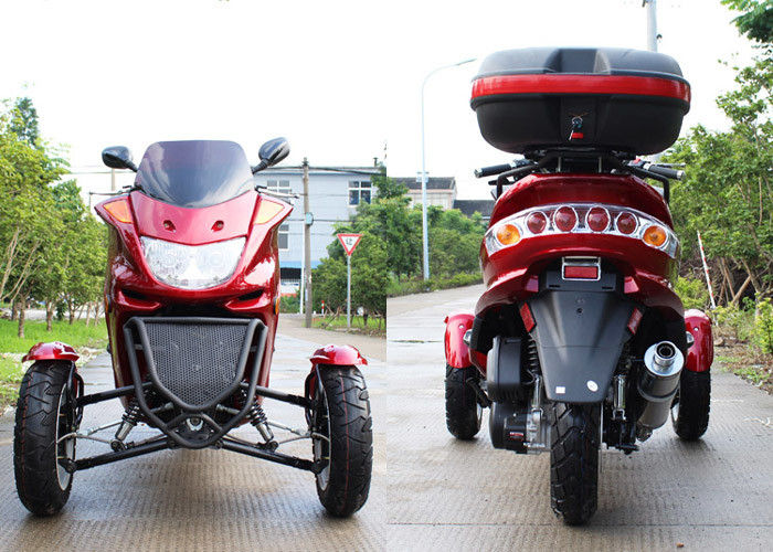 3 wheel scooter motorcycle 150cc with 7.0kw 7500r/min 8HP engine / rear box