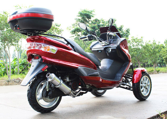 3 wheel scooter motorcycle 150cc with 7.0kw 7500r/min 8HP engine / rear box