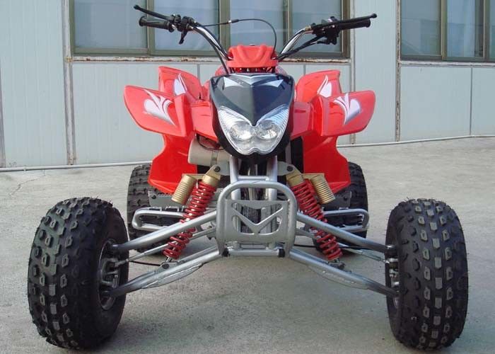 Electric Start CG 250cc Atv Quad Bike 4 Stroke Manual Clutch 4 - Speed + Reverse