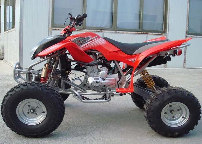 Electric Start CG 250cc Atv Quad Bike 4 Stroke Manual Clutch 4 - Speed + Reverse