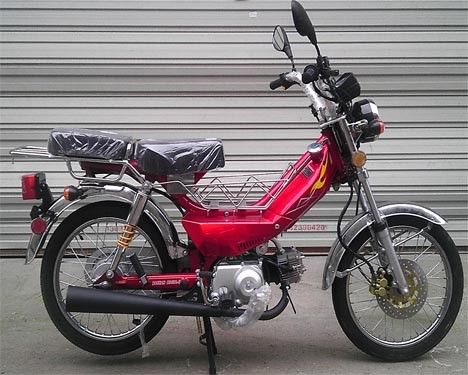 50CC CDI Kick Start Gas Powered Motorcycle Front Disc / Rear Drum Brake Air Cooled