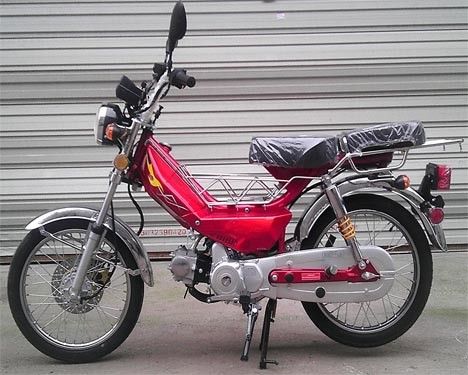 50CC CDI Kick Start Gas Powered Motorcycle Front Disc / Rear Drum Brake Air Cooled