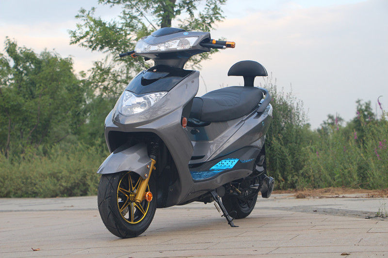 Steel Electric Moped Bike 1500W Brushless DC Motor With 72V 20Ah Lead - Acid Battery