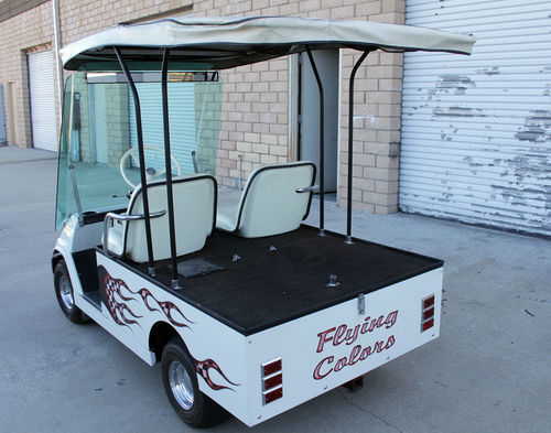 2 Seats Electric Golf Carts 150cc Easy Go Golf Cart Four Stroke Single Cylinder Air Cooled
