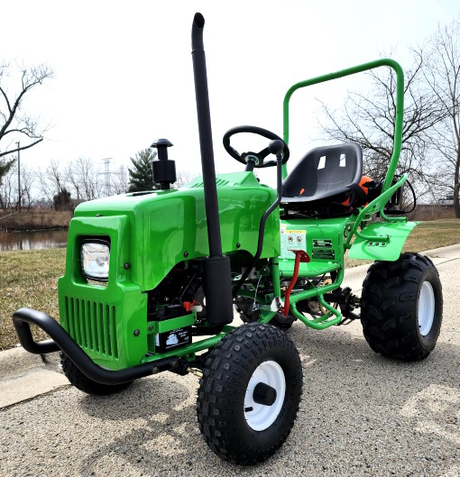 Mini Farm Tractor With Reverse 125cc One Man Golf Cart Jeep Fully Auto With Hitch Lights