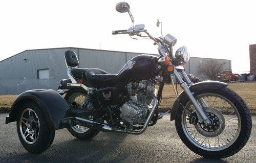 250cc Air Cooled 3 Wheel Trike Scooter With Single Cylinder , 4-Stroke Cooling System
