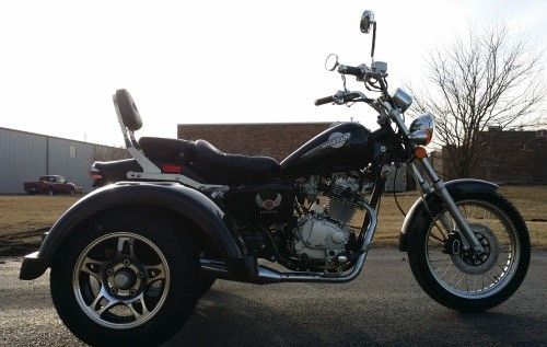 250cc Air Cooled 3 Wheel Trike Scooter With Single Cylinder , 4-Stroke Cooling System