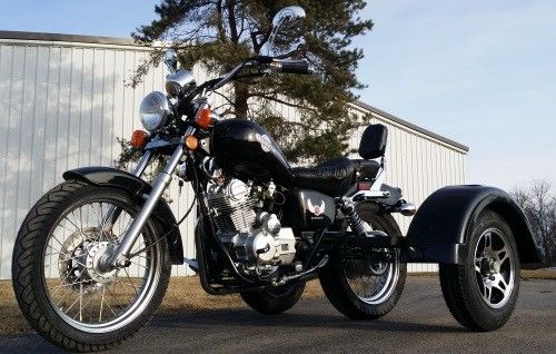 250cc Air Cooled 3 Wheel Trike Scooter With Single Cylinder , 4-Stroke Cooling System