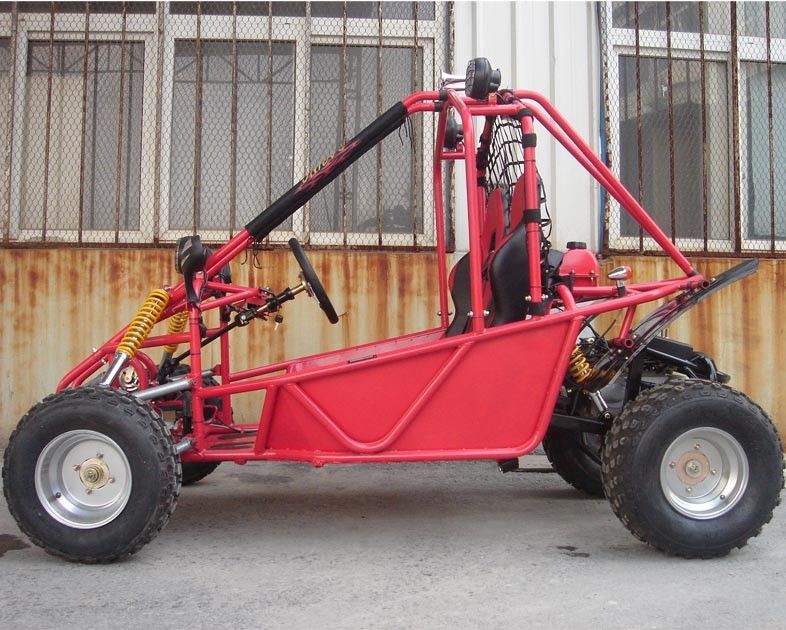 FR / RR Disc Brake 150cc Go Kart Buggy Double Seat Go Kart With Electric Starting System