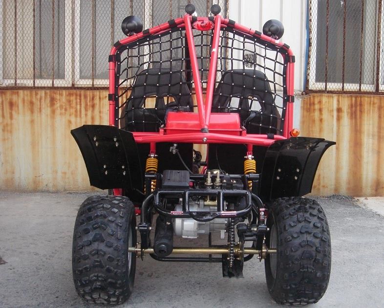 FR / RR Disc Brake 150cc Go Kart Buggy Double Seat Go Kart With Electric Starting System