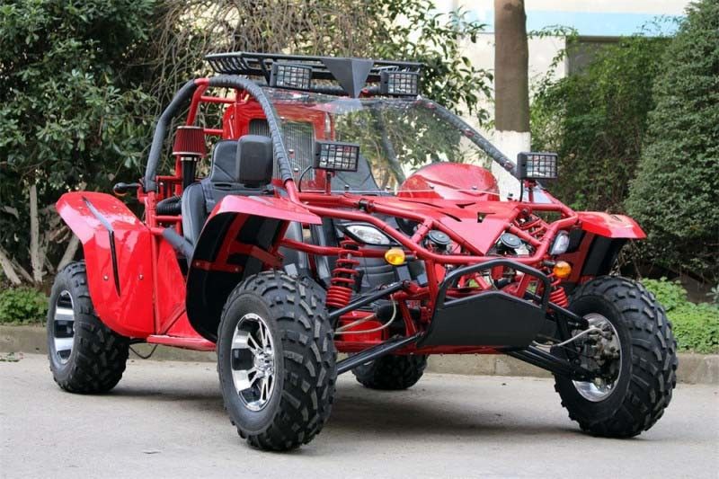 1100CC 4 Cylinder 4 Stroke Forest Road Adult Go Kart With Independent Suspension
