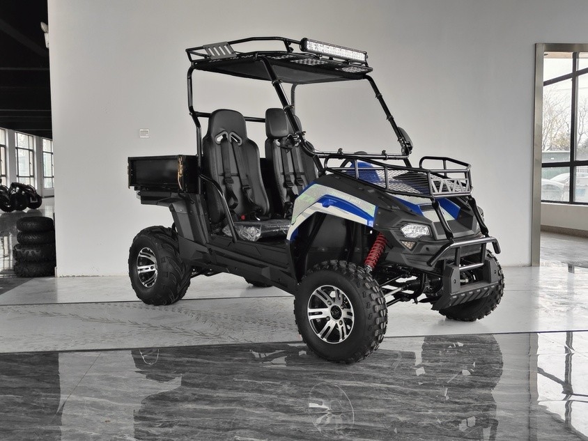Gas Utility Vehicles 200EUX (EFI) Utv Automatic CTV With Reverse Flips Down 32 Degrees