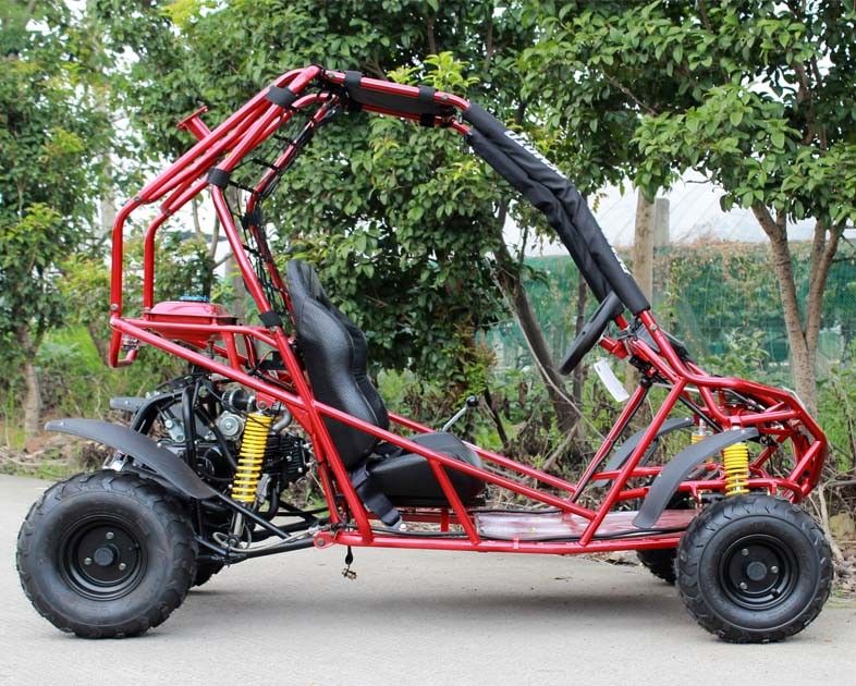 Single Cylinder Horizontal Type Adult Go Kart Air Cooler With Aluminum Alloy Rims