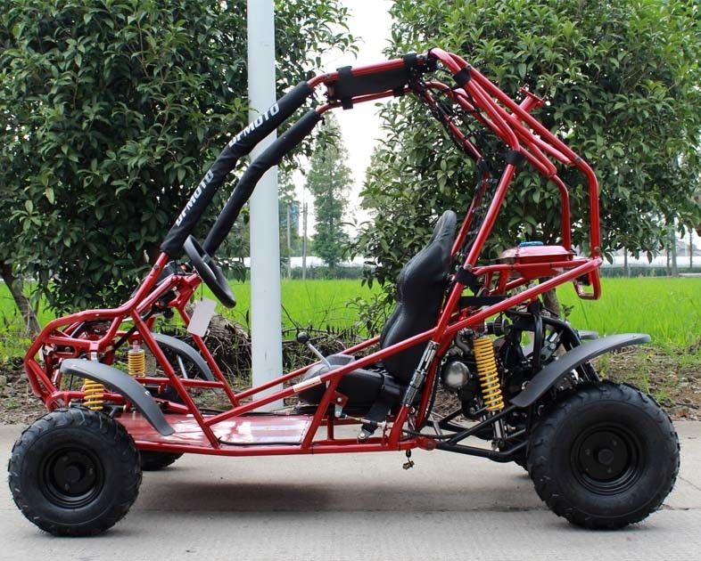 Single Cylinder Horizontal Type Adult Go Kart Air Cooler With Aluminum Alloy Rims
