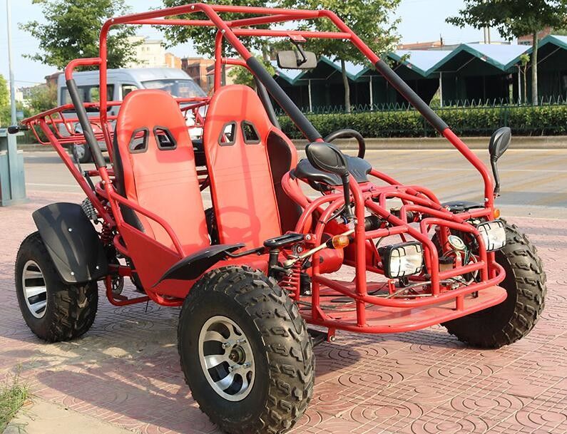 Horizontal Type Go Kart Buggy 4 Stroke Air Cool 4 Seater Front / Rear Disc Brake