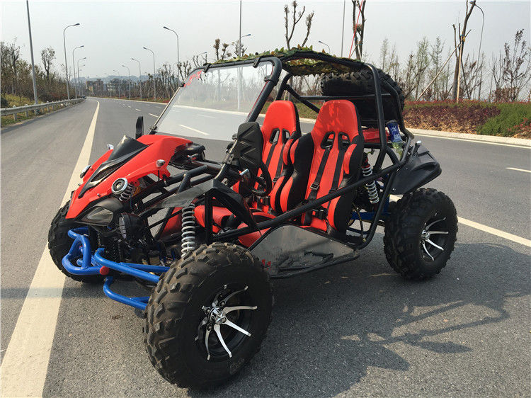 Horizontal Single Cylinder 2 Seater Off Road Go Kart 11.1 HP With 12V 9AH Battery