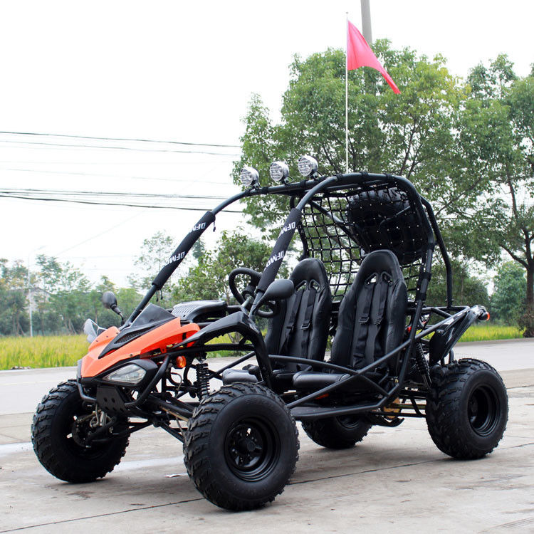 Dual Shock Air Cooled 2 Seater Off Road Go Kart With Belt Drive + Chain Drive