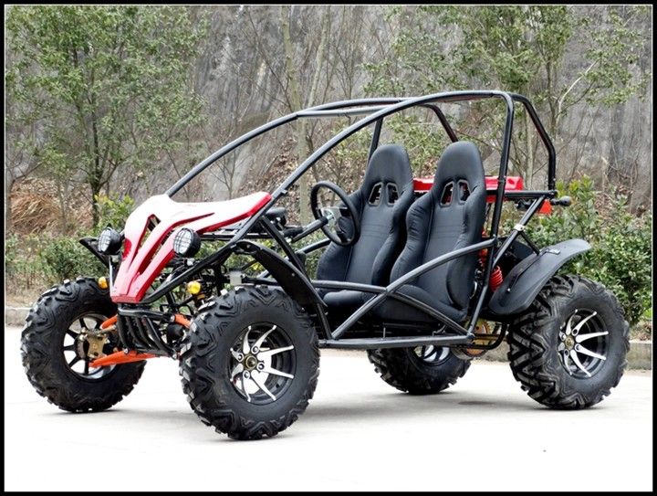 250cc Go Kart Dune Buggy Racing Kart For Adult With 2 Big Head Lights