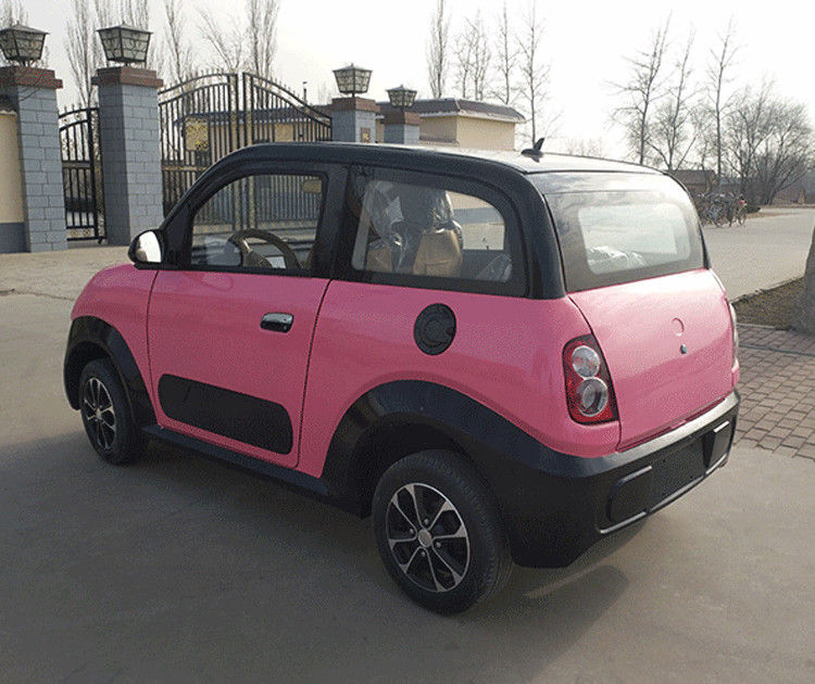 Pink / Blue Electric Golf Carts 220v 4.2kw 2 Seat Electric Car With Front Disc / Rear Drum