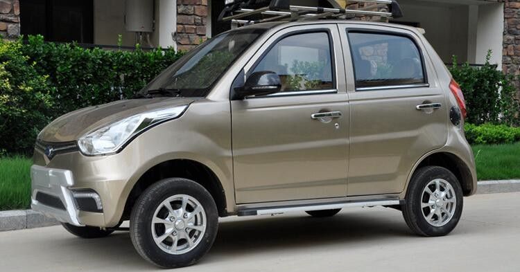 5 Seats 96V 10kw High Powered Electric Car With And 300 Times Battery Life