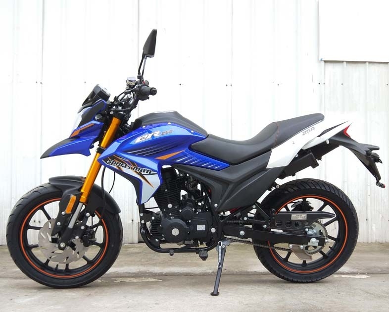 5 Gears Shifting High Powered Motorcycles 4 Stroke Single Cylinder Air Cooling Chain Drive