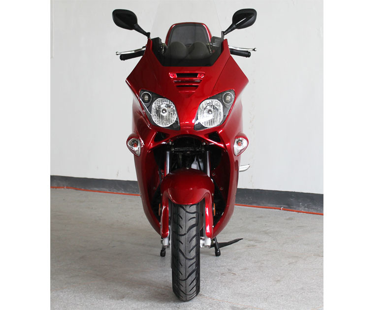 300cc 1 Cylinder 4 Stroke Adult Motor Scooter Liquid Cool Belt Drive Front Disc / Rear Disc