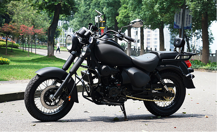 115km/H Max Speed 250cc Chopper Motorcycle 12L Fuel Tank For Forest Road