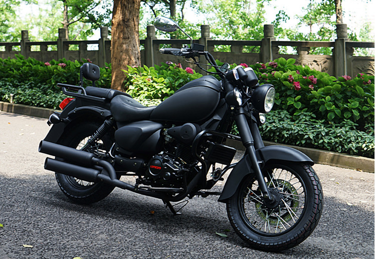 115km/H Max Speed 250cc Chopper Motorcycle 12L Fuel Tank For Forest Road