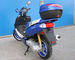 Blue Mini Scooter Motorcycle With 150cc CVT Forced Air Cooled Engine