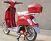 Hand Brake 350w Electric Moped Bike With Permanent Magnet Brushed DC Motor